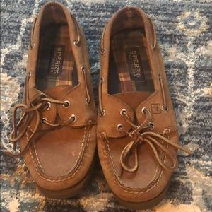 Leather Sperrys